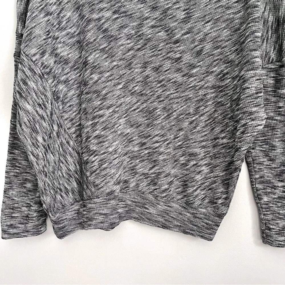 Anthropologie Damiana Slouchy Black and Grey Pullover Sweater Size XS Minimal - Picture 8 of 9
